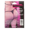 Radiance Plus Size Crotchless Thong Panty - Sensual Intimates for Curvy Women - Model SE-3000-48-3 - Black - Adult Naughty Store