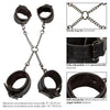 California Exotic Novelties Euphoria Hog Tie SE-3100-15-3 Bondage Restraint Set for Unisex Pleasure in Black - Adult Naughty Store