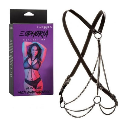 Euphoria Multi Chain Harness Plus Size - Adult Naughty Store