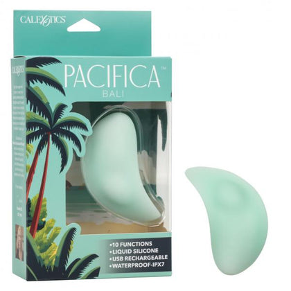 California Exotic Novelties Pacifica Bali Curved Teaser Green Vibrator SE421005 | Women | Clitoral Stimulation | Green