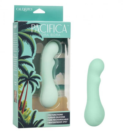California Exotic Novelties Pacifica Bora Bora G-Spot Vibrator SE421015 Green for Women