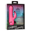 California Exotic Novelties Dual Stimulating Vibrator - California Dreaming Sacramento Sweetie (Model: Sacramento Sweetie) - Female Clitoral and G-spot Pleasure - Pink - Adult Naughty Store