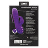 Introducing the California Dreaming Manhattan Beach Marvel Purple Rabbit Vibrator SE-4349-28-3 for Her Ultimate Pleasure - Adult Naughty Store