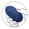 California Exotic Novelties Cashmere Velvet Curve Blue Handheld Massager - Intense Pleasure for All Genders, Targeted Stimulation for Ultimate Satisfaction - Adult Naughty Store