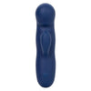 California Exotic Novelties Cashmere Silk Duo Vibrator - Model CS-2001 - Dual Motor G-Spot and Clitoral Stimulation - Blue - Adult Naughty Store