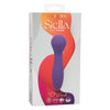 California Exotic Novelties Stella Liquid Silicone O Wand Massager SE-4368-07-3 Purple - Female G-Spot Vibrator - Adult Naughty Store