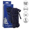 California Exotic Novelties Admiral Rope SE-6100-10-3 - Sensual Bondage Restraint for Couples - Blue - Adult Naughty Store