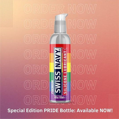 Swiss Navy Pride Lube Silicone 4oz