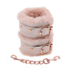 Peaches N Creame Fur Handcuffs - Adult Naughty Store