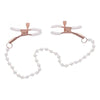 Peaches N Creame Pearl Nipple Clamps - Adult Naughty Store