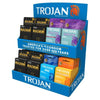 Trojan Paradise Products 32ct. Counter Unit Fishbowl Display - Magnum Ultra Thin ENZ Ribbed Condoms T00062 for Men's Pleasure in Various Colours - Adult Naughty Store