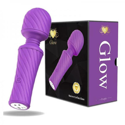 Glow Mini Power Wand Purple - Adult Naughty Store