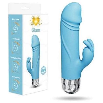 Glam Deluxe Mini Rabbit Blue - Adult Naughty Store