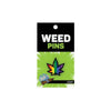 Wood Rocket Rainbow Marijuana Leaf Pin - Fun Soft Enamel Lapel Pin for Smoke Product Enthusiasts - Perfect Accessory for Hat, Clothes, Backpack, and More - Adult Naughty Store