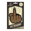 Wood Rocket Middle Finger Brown Air Freshener - Premium Quality Fresh Cologne Scent for Party Games, Adult Gags, and Novelty Gifts (2023)