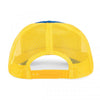 Wood Rocket Fuck Trucker Style Hat Yellow Blue O/S - Model 2024 - Unisex - Headwear - Seductive Nets Grayed Out - Adult Naughty Store