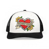 Wood Rocket Hat Tattoo Heart Mother Fucker Trucker Hat - Model 2024 - Male - Head - Black - Adult Naughty Store