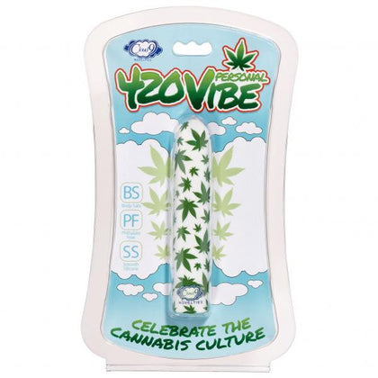 Cloud 9 Novelties 420 Slim Vibe White/Cannabis Leaf Rechargeable Bullet Vibrator 2024 - Women's Eco-Friendly Clitoral Stimulator White - Adult Naughty Store