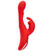 Cloud 9 Novelties G-Spot Flutter Rabbit Vibrator - Flutter Touch Red (Model: 2024) - Women's G-Spot Pleasure