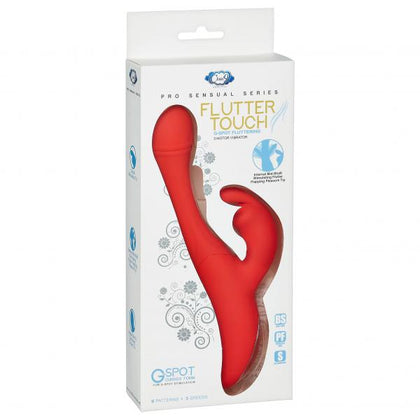 Cloud 9 Novelties G-Spot Flutter Rabbit Vibrator - Flutter Touch Red (Model: 2024) - Women's G-Spot Pleasure