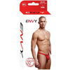 Envy Red Low Rise Thong M/L - X-Gen Products Model 2024 - Men's Front-Enhancing Lingerie in Red