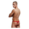 Envy Red Low Rise Thong M/L - X-Gen Products Model 2024 - Men's Front-Enhancing Lingerie in Red
