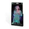 Obsidian Charm Glow In The Dark Mini Dress O/s - Model 2024 - Female - Sensory Play - Luminous Purple - Adult Naughty Store