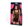 Lapdance Leopard Lace Mini Dress - Seductive Black O/S for Women - Model 2024 - Adult Naughty Store