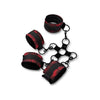 X-Gen Products Rosegasm 5pc Hog Tie Set W/ Blindfold - Ultimate Bondage Pleasure Kit for Couples - Adult Naughty Store