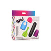 Bang! Rechargeable Bullet Vibrator with 4 Attachments - XR Brands B-101 - Women's Clitoral and Labia Stimulation - Purple, Blue, Pink, Green, Black - Adult Naughty Store