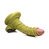 XR Brands Creature Cocks Swamp Monster Green Scaly Silicone Dildo - Model SM-001 - Unisex Anal and Vaginal Pleasure - Intense Green - Adult Naughty Store