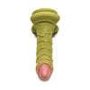 XR Brands Creature Cocks Swamp Monster Green Scaly Silicone Dildo - Model SM-001 - Unisex Anal and Vaginal Pleasure - Intense Green - Adult Naughty Store