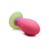 XR Brands Creature Cocks Xeno Egg Glow-In-The-Dark Silicone Egg - Model XE-001 - Unisex - Vaginal and Anal Pleasure - Pink/Purple/Green - Adult Naughty Store