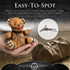 Master Series Gagged Teddy Bear Keychain - Petite Bondage Toy for Playful Pleasures - Model XRBT-2023 - Unisex - Playful Pleasures - Burnt Orange - Adult Naughty Store