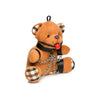 Master Series Gagged Teddy Bear Keychain - Petite Bondage Toy for Playful Pleasures - Model XRBT-2023 - Unisex - Playful Pleasures - Burnt Orange - Adult Naughty Store