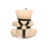 Master Series BDSM Teddy Bear Keychain - Model XRB-TBKC01 - Unisex Bondage Toy for Kinky Pleasure - Light Peach - Adult Naughty Store