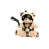 Master Series BDSM Teddy Bear Keychain - Model XRB-TBKC01 - Unisex Bondage Toy for Kinky Pleasure - Light Peach - Adult Naughty Store