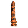 XR Brands Creature Cocks Sabertooth Tiger Silicone Dildo - Model ST-500 - Unleash Your Primal Desires with this Sensational Orange and Black Camo Pleasure Toy for All Genders - Adult Naughty Store