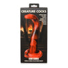 XR Brands Creature Cocks King Cobra Silicone Dildo - Model KC-3000 - Unisex Pleasure Toy for Intense Stimulation - Red and Black - Adult Naughty Store