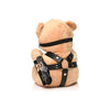 Master Series BDSM Bear Plush - Bondage Daddy Edition - Model MSBB-2023 - Unisex - Sensual Stimulation - Light Peach Brown - Adult Naughty Store