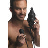 XR Brands Master Series AP-3000 Ass Puffer Nubbed Inflatable Anal Plug - Unleash Sensual Delights for All Genders - Explore Intense Pleasure in the Depths - Midnight Black - Adult Naughty Store