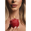 Master Series Flaming Rose Drip Candle - Seductive Wax Play Sensation for Couples - Model XR-BC-001 - Unisex - Body Pleasure and Decoration - Vibrant Red - Adult Naughty Store