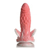 XR Brands Creature Cocks Pegasus Pecker Winged Silicone Dildo - Model 2023 - For All Genders - Sensational Pleasure - Pink and White - Adult Naughty Store