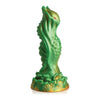 XR Brands Creature Cocks Nebula Alien Silicone Dildo - Model XRA-2021 - Unisex Pleasure Toy - Intense Stimulation - Green and Gold - Adult Naughty Store