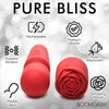 Introducing the XR Brands Bloomgasm Pleasure Rose Wand 10X - Model R10R, a Luxurious Silicone Wand with Rose Attachment for Enhanced Self-Pleasure, Designed for Women, Delivering Blissful Sti - Adult Naughty Store