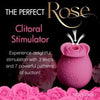 XR Brands Bloomgasm The Perfect Rose Clit Stimulator XX-100 Female Clitoral Suction Toy Pink - Adult Naughty Store