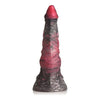 XR Brands Creature Cocks Hades Silicone Dildo - Model XRB123 - Unisex Anal and Vaginal Pleasure Toy in Black and Red - Adult Naughty Store