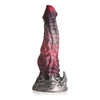 XR Brands Creature Cocks Hades Silicone Dildo - Model XRB123 - Unisex Anal and Vaginal Pleasure Toy in Black and Red - Adult Naughty Store