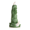 XR Brands Dragon Claw Silicone Dildo - Dragon's Lair D1 - Unisex - Internal Stimulation - Green