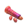 XR Brands Creature Cocks Nymphoid Ovipositor Silicone Dildo - Model F43 - Unisex Fantasy Alien Pleasure Toy in Sunset Colours - Adult Naughty Store